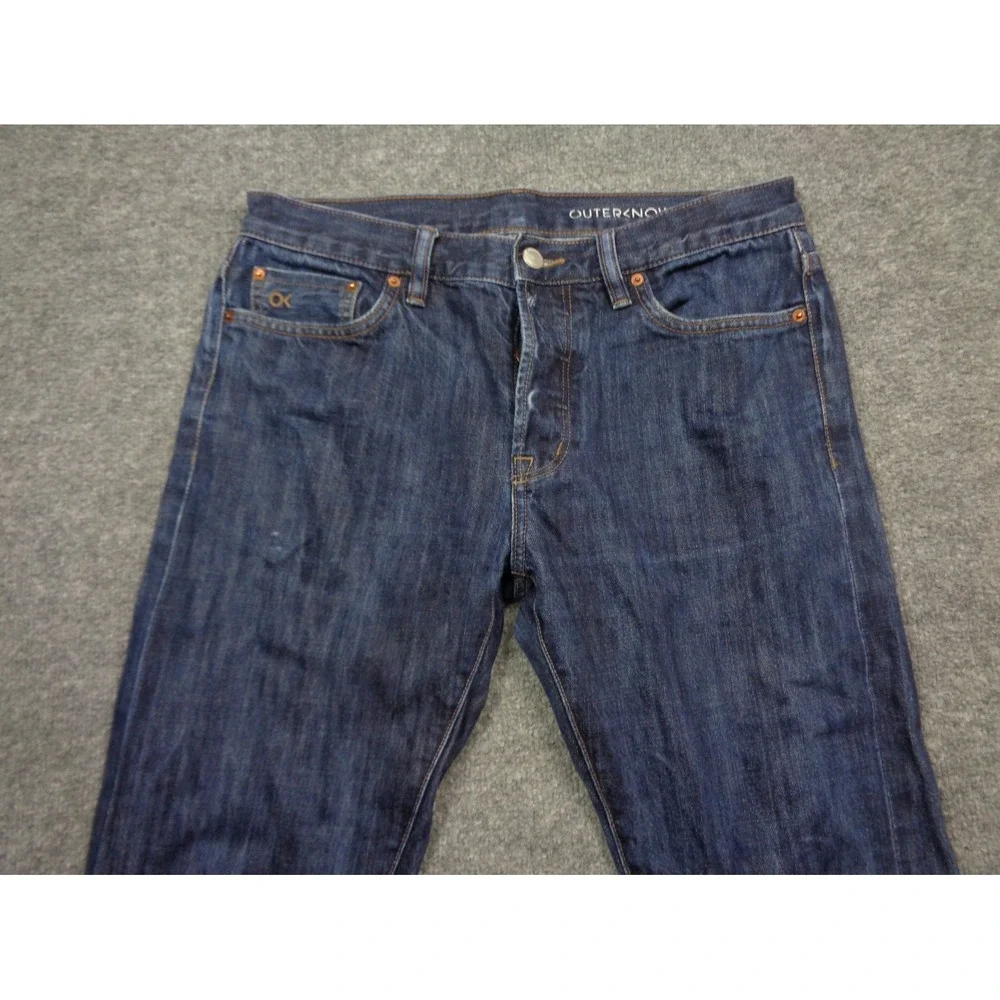 Outerknown SEA Jeans Selvedge Denim Mens 32x32 Button Fly Local Straight Fit